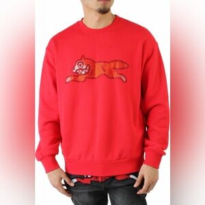 ICE CREAM Skateshake Crewneck Sweatshirt in Red, Small